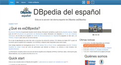 Desktop Screenshot of es.dbpedia.org